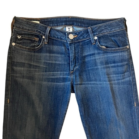 True Religion Boot Cut Mid Rise Flare Jeans Size 30 - Picture 3 of 12